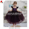 Girl elegent party easter evening purple dress